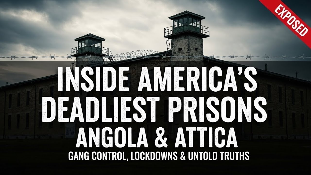 Inside America’s Deadliest Prisons | Angola & Attica Exposed—Gang Control, Lockdowns & Untold Truths