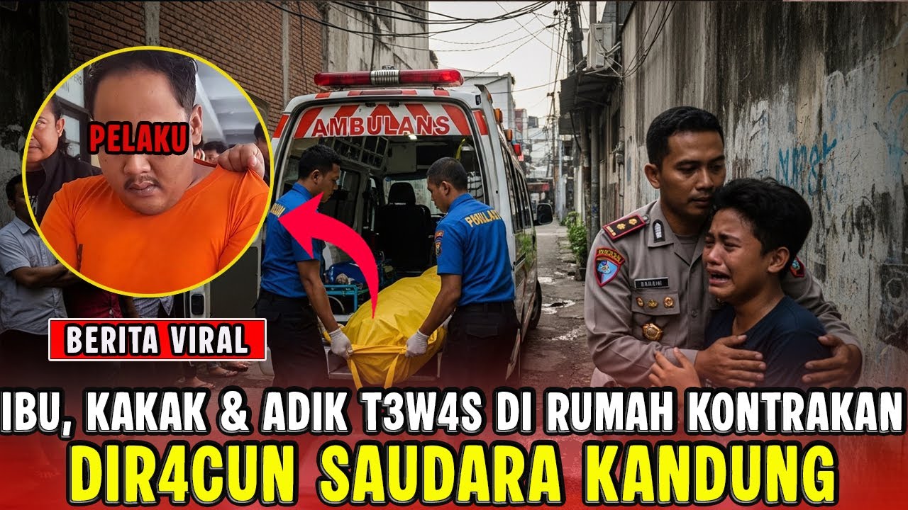 JAKARTA GEMPAR‼️TERUNGKAP AWAL KEJADIAN IBU, ADIK, DAN KAKAK YANG T3W4S DIR4CUN SAUDARA KANDUNG