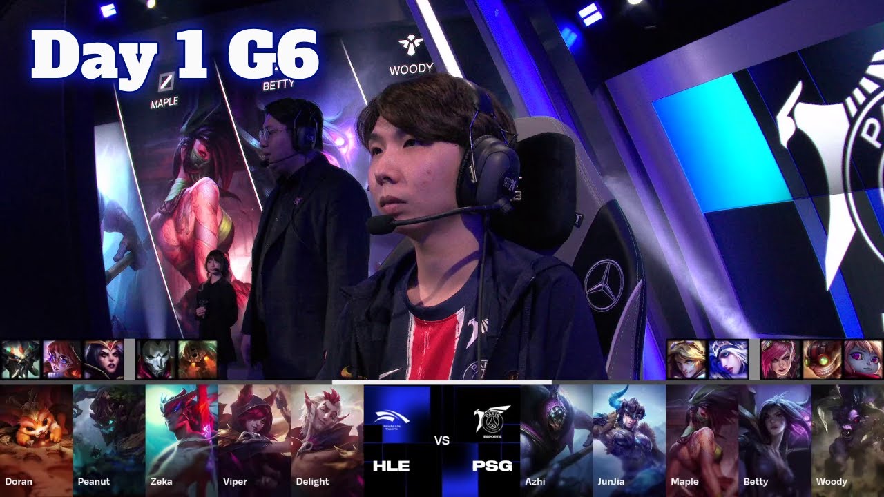 HLE vs PSG | Day 1 LoL Worlds 2024 Swiss Stage | Hanwha Life vs PSG Talon full