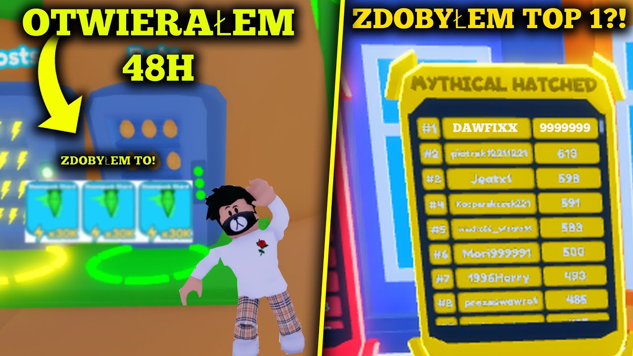 😱OTWIERAŁEM JAJKA PRZEZ 48H I ZDOBYŁEM TO! - Figthman Simulator