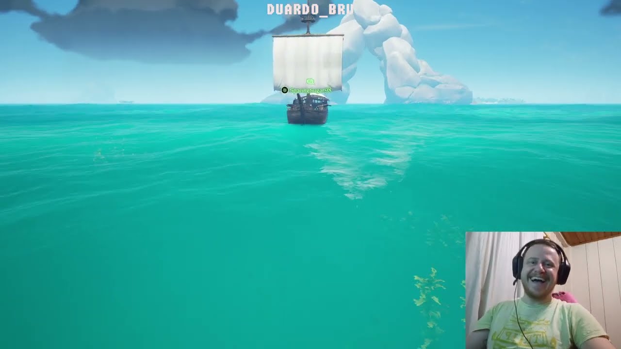 Dois abestados jogando SEA OF THiEVES pela 
