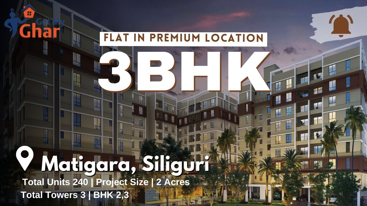 Spacious Flats in Siliguri | 3BHK Flats for Sale | Call 📞 9038210101 | Ashiyana Heights Matigara