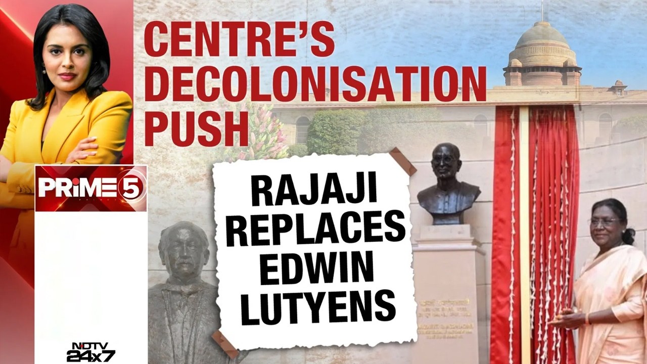 Decolonisation Push: Lutyens' Bust Replaced by Rajagopalachari's At Rashtrapati Bhavan