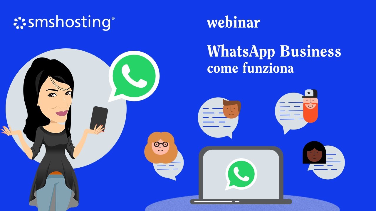 WEBINAR | WhatsApp Business: come funziona e come usarlo in Smshosting