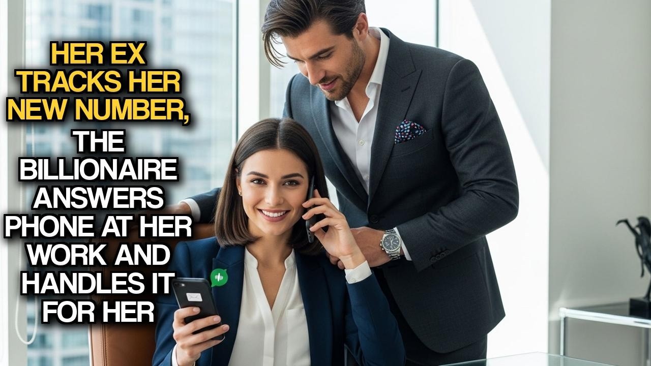 Her Ex Tracks Her New Number, The Billionaire Answers Phone At Her Work And Handles It For Her