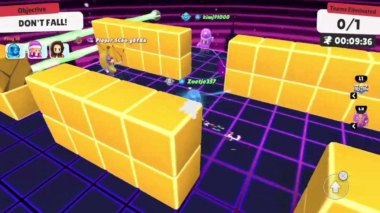 Block Dash Teams in Stumble Guys