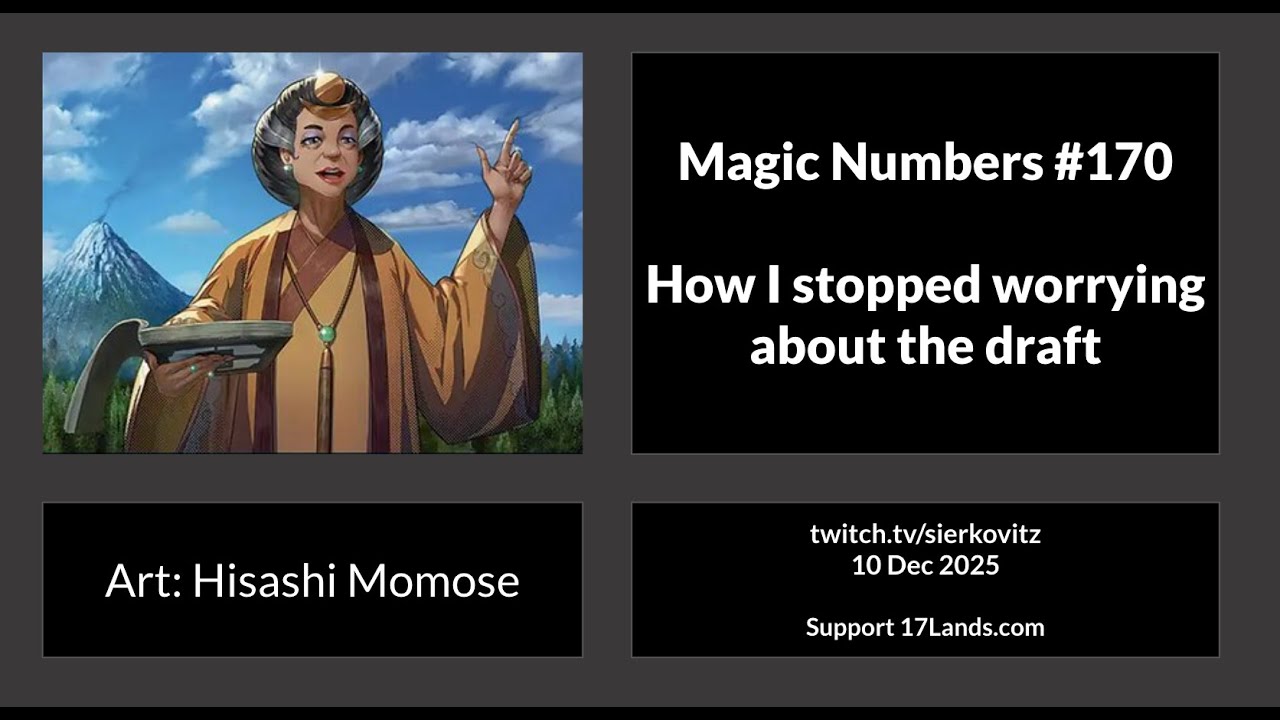 Magic Numbers #170: How I Stopped Worrying And Learned to Love the Draft