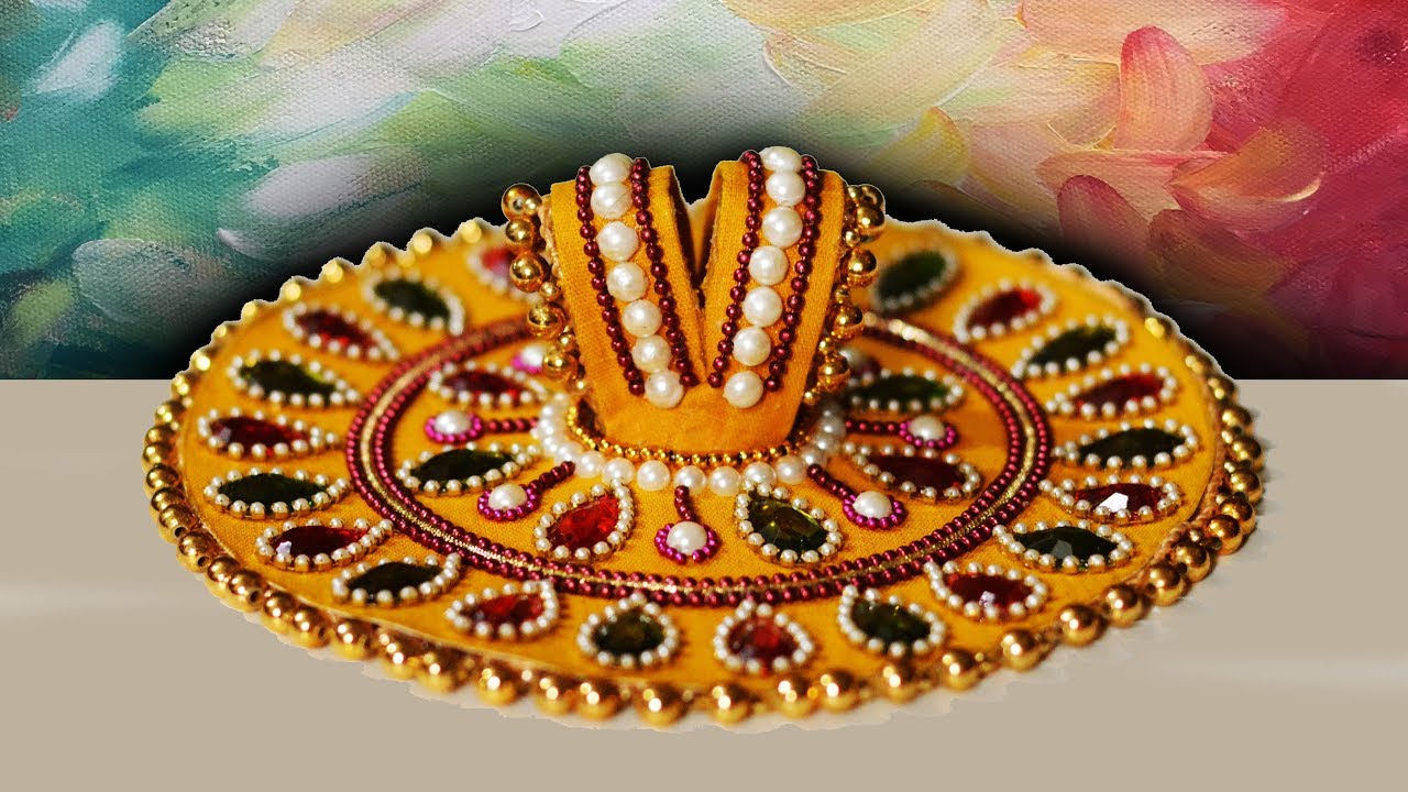 How to make heavy work dress (पोशाक) of Bal Gopal / Ladoo Gopal / Kanah ji / Krishna - Poshak making