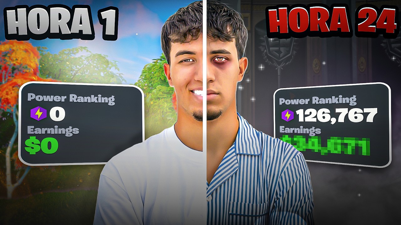 24 HORAS JUGANDO TORNEOS EN FORTNITE