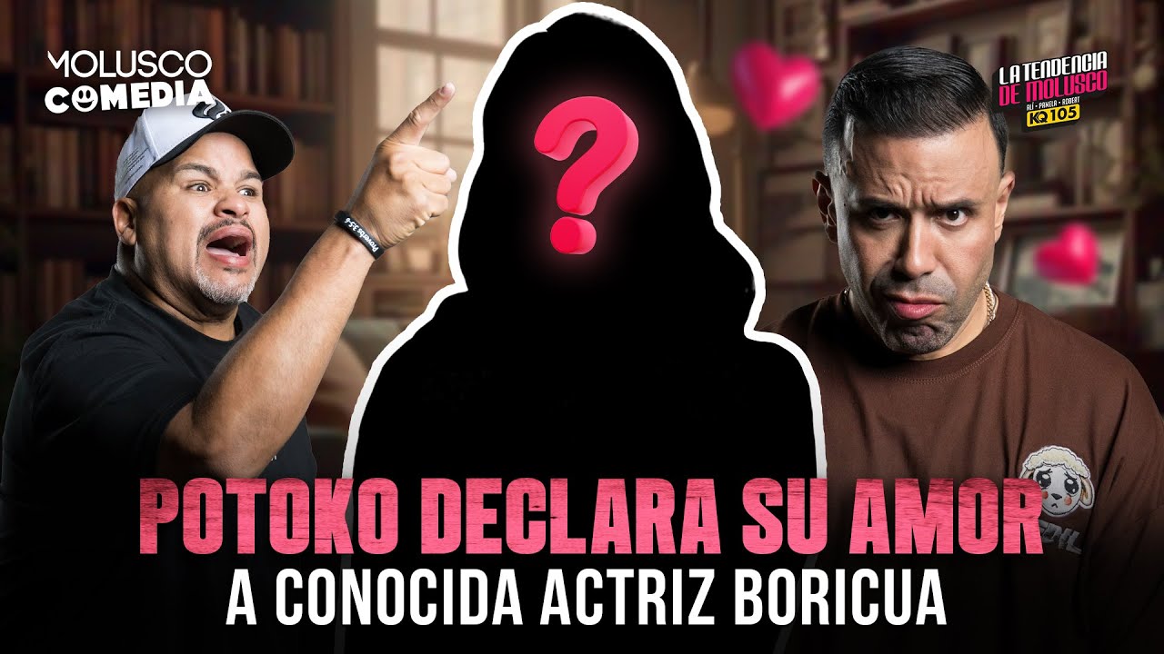 Moncho Artuaga, Potoko le declara su amor a conocida actriz Boricua. La Tendencia de Molusco KQ105
