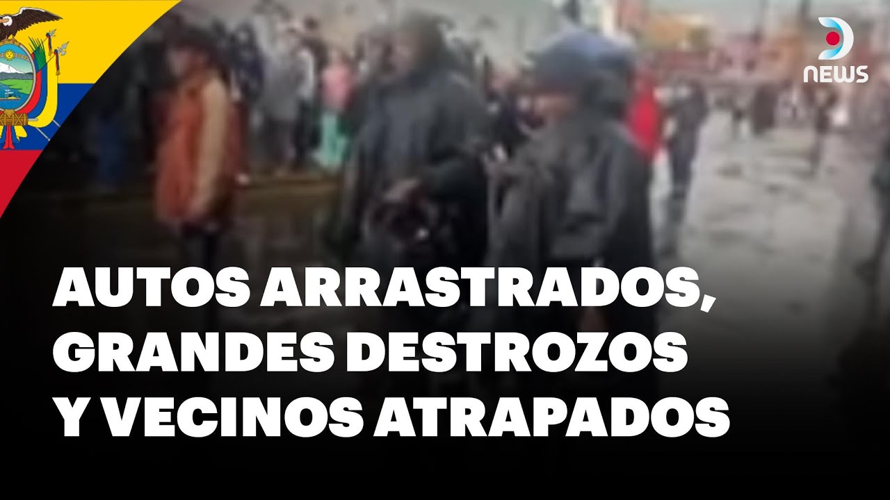 🚨🇪🇨 Graves inundaciones en Quito - DNews