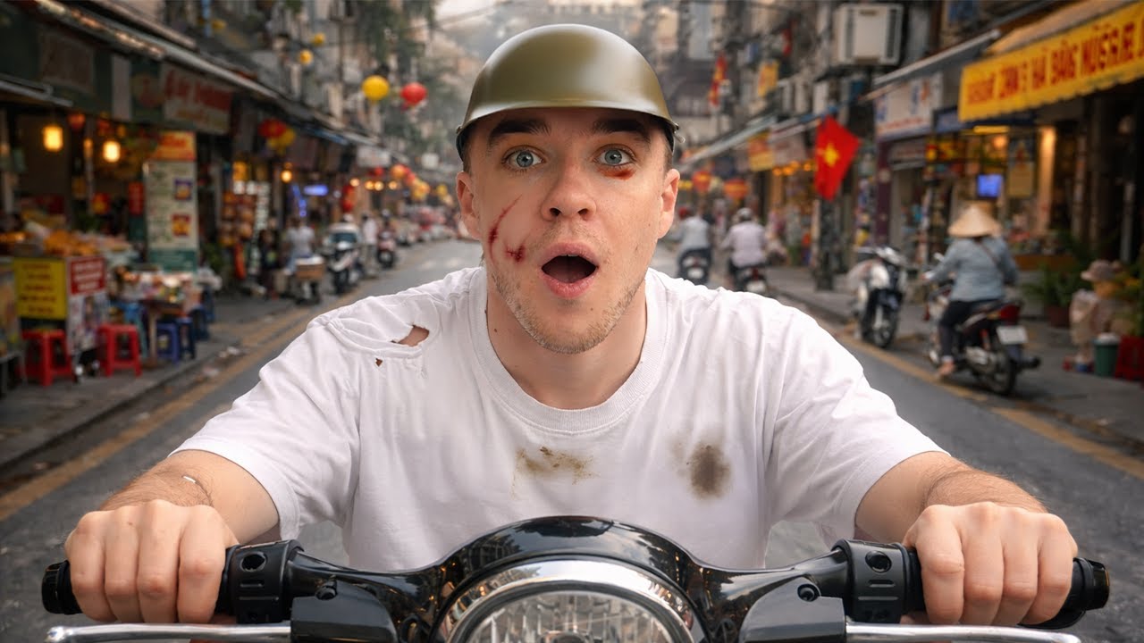 Я разбил мопед во Вьетнаме.