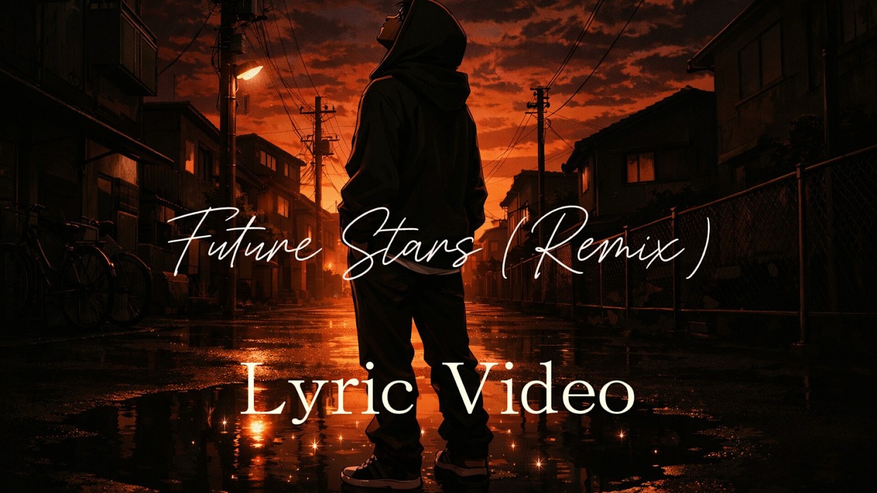 【中学生作曲】Future Stars (Remix) / Official RAKUON [Lyric Video]