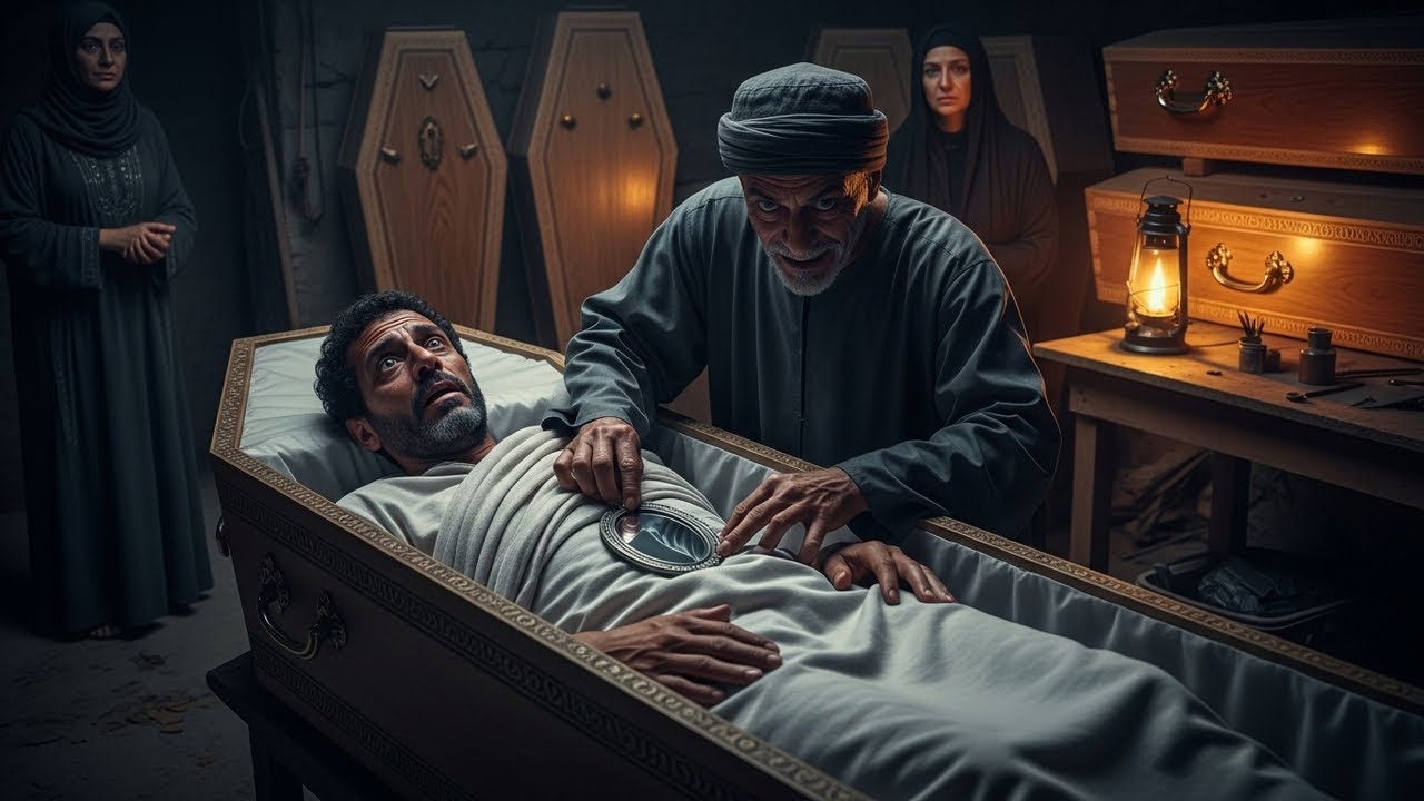 أب ينام في تابوت كل ليلة مقابل المال.. لن تصدق السر المظلم!