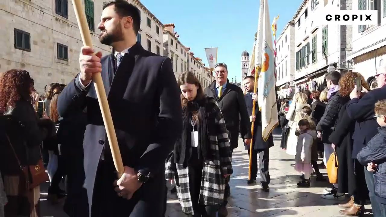 1050. Fešta Sv. Vlaha održana je ispred dubrovačke katedrale