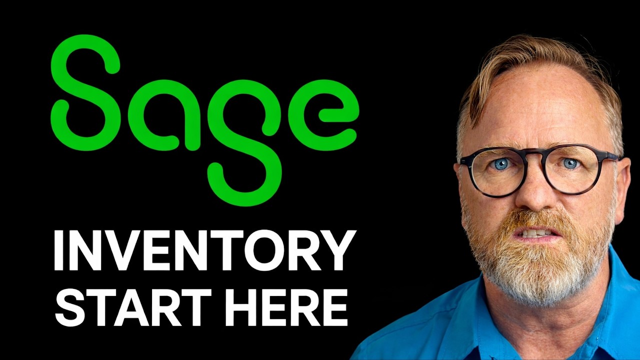 How to Manage Inventory in Sage (Beginner Starter Setup) - Items + First Sale