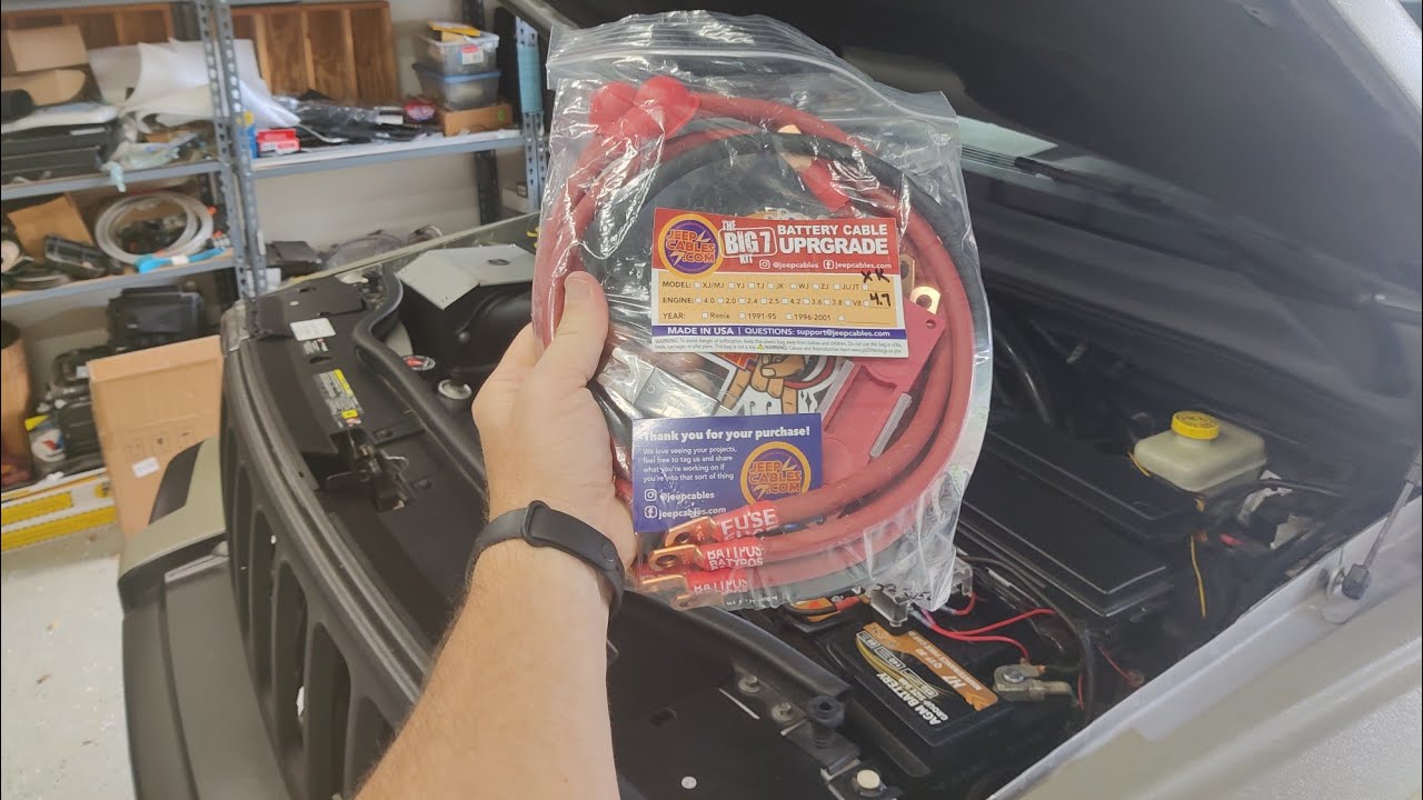 Jeep Cables BIG 7 Battery Cable Upgrade!!