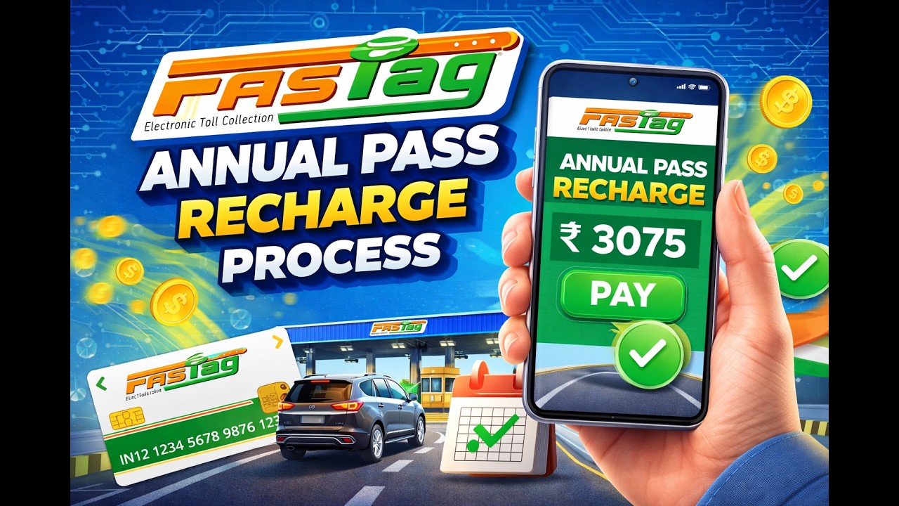 FASTag Annual Pass Recharge Process | Save Money on Toll 2026. Very useful for highway travellers 🤫