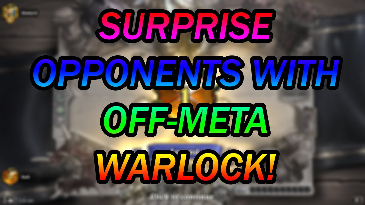 Did I Break the Meta Again? These Off-Meta Warlock Decks are INSANE! | Wild Hearthstone