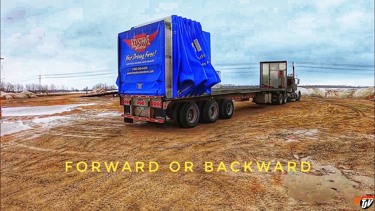 FORWARD OR BACKWARD | My Trucking Life | Vlog #2505