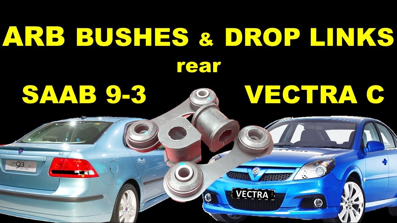 Saab 9-3 Rear Anti Roll Bar Bushes and Drop Links