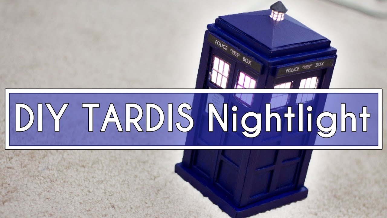 DIY Doctor Who TARDIS Nightlight!! ► JamesChats