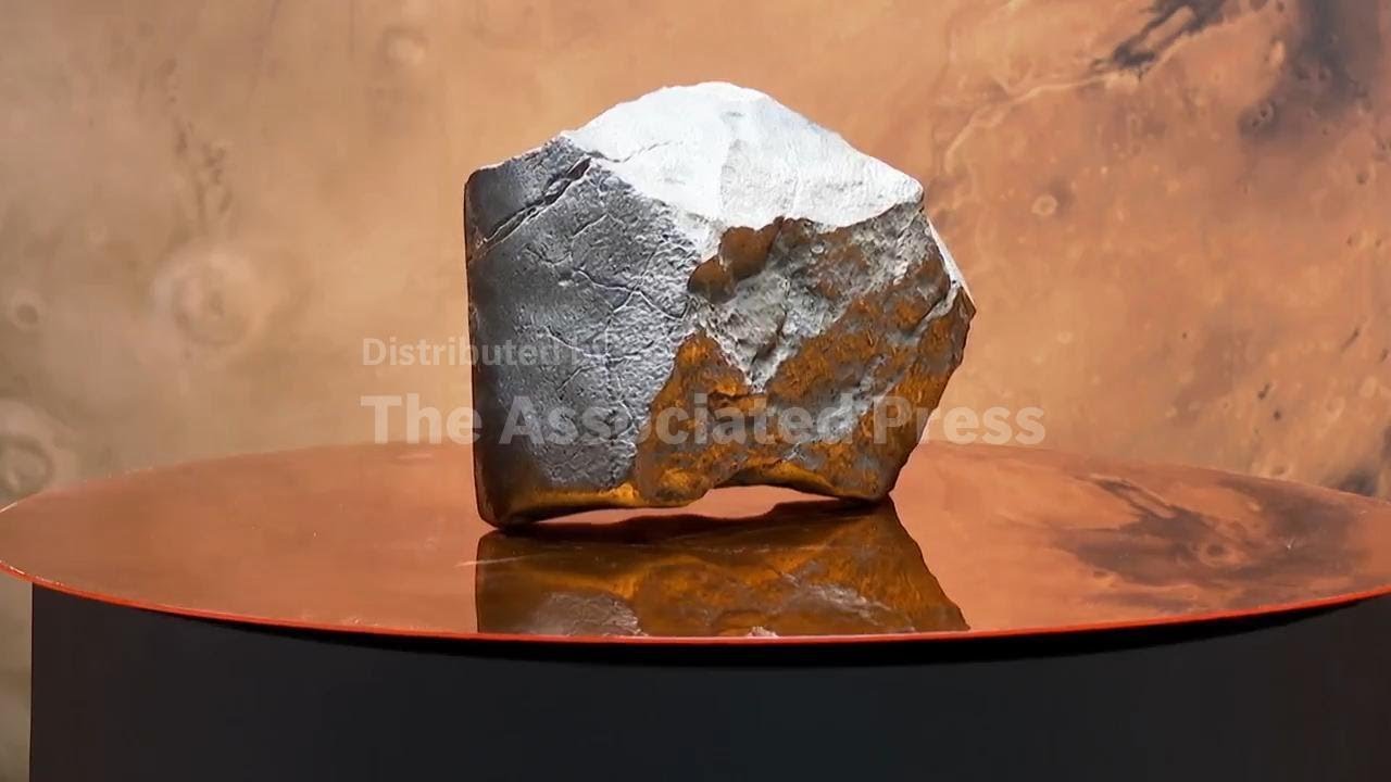 Biggest piece of Mars on Earth, juvenile dinosaur skeleton up for auction at Sotheby's