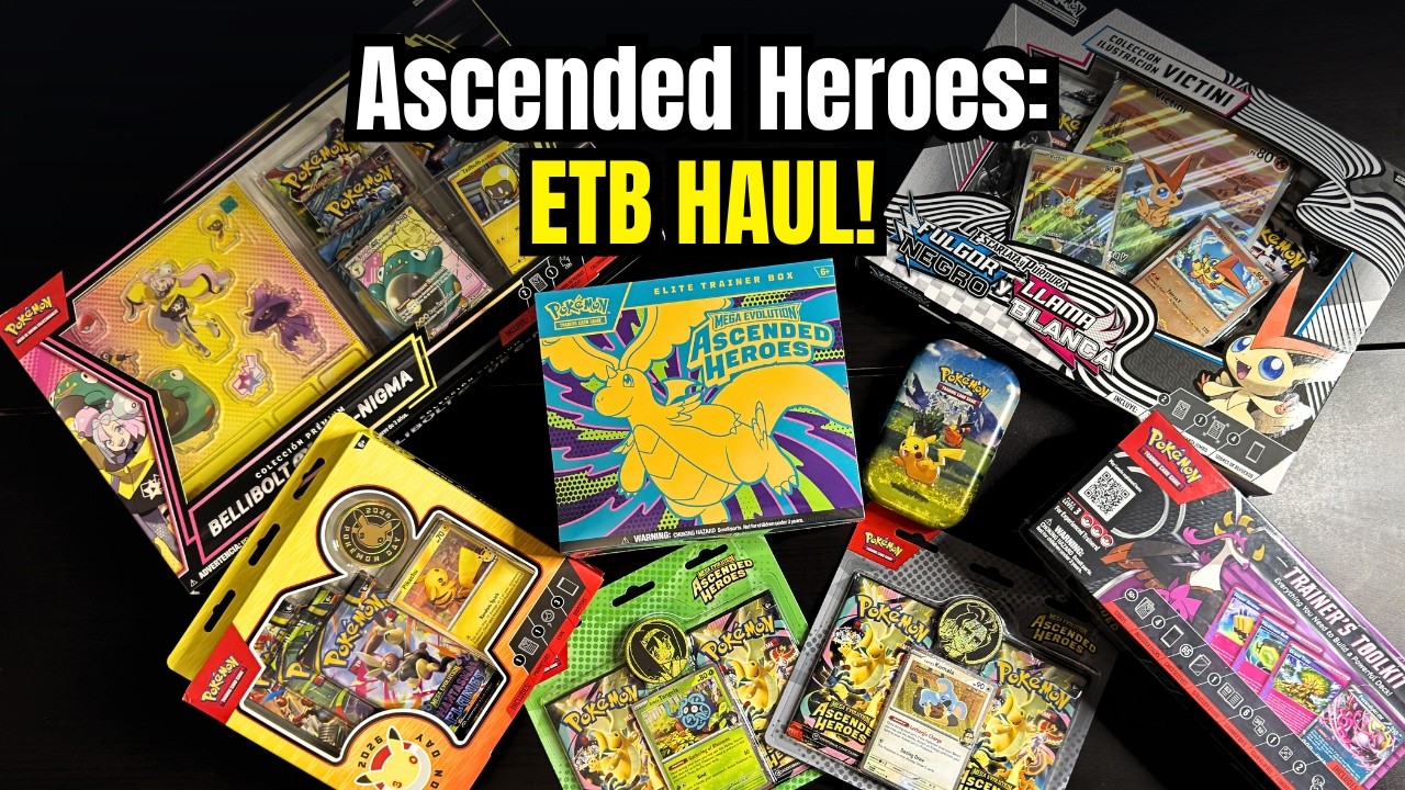 Let's start with the Ascended Heroes ETB!
