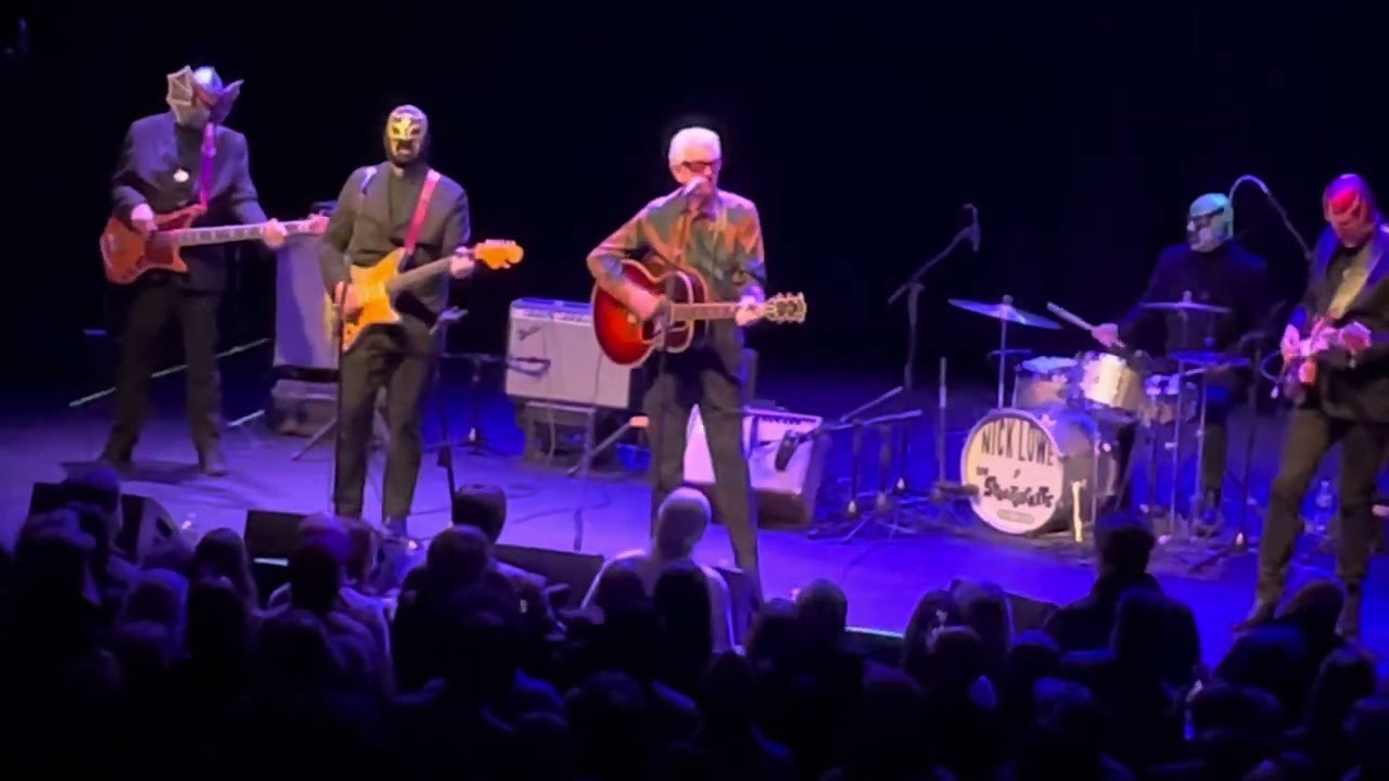 Nick Lowe with Los Straitjackets, “So It Goes,” White Eagle Hall, Jersey City, NJ, 11/4/2023