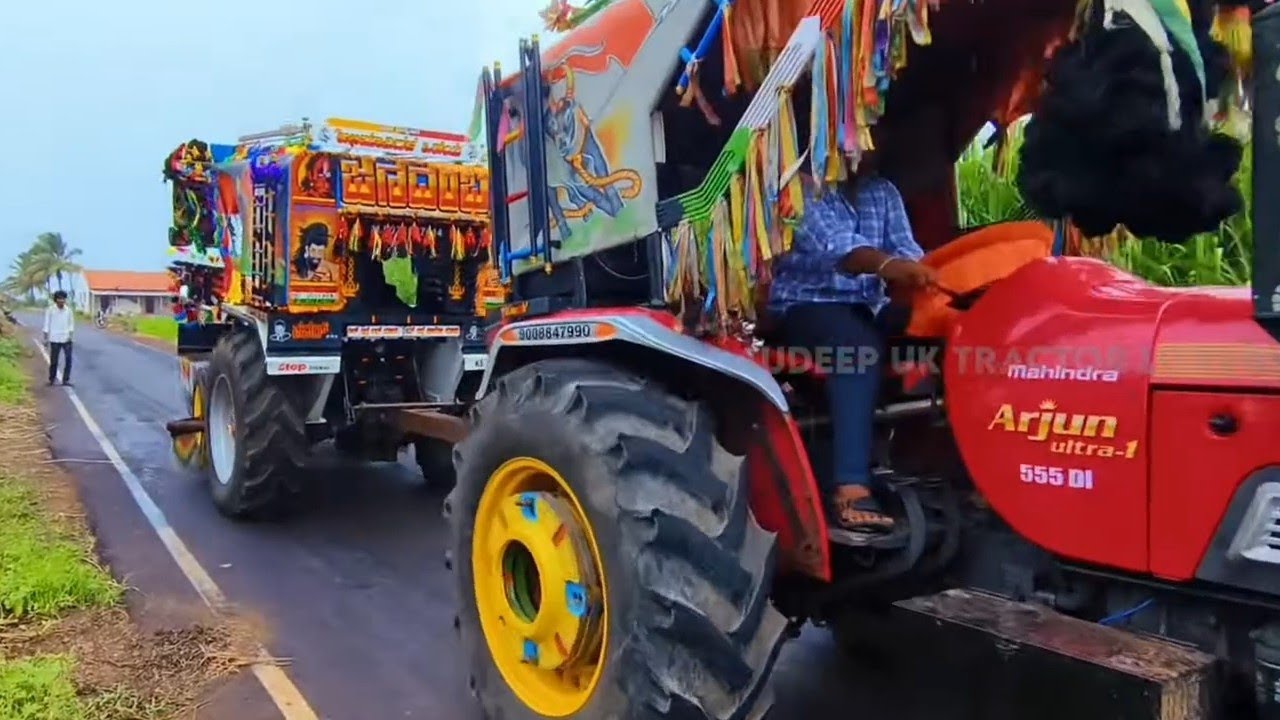 ಸುದೀಪ್ ಹೆಳವಾರ್ ಮಹೀಂದ್ರಾ ಟ್ರ್ಯಾಕ್ಟರ್ 🚜 ತಿಂಡಿ 😈 ಸಾಂಗ್ ||  Sudeep Helavar Tindi Tractor  Song 🎶 