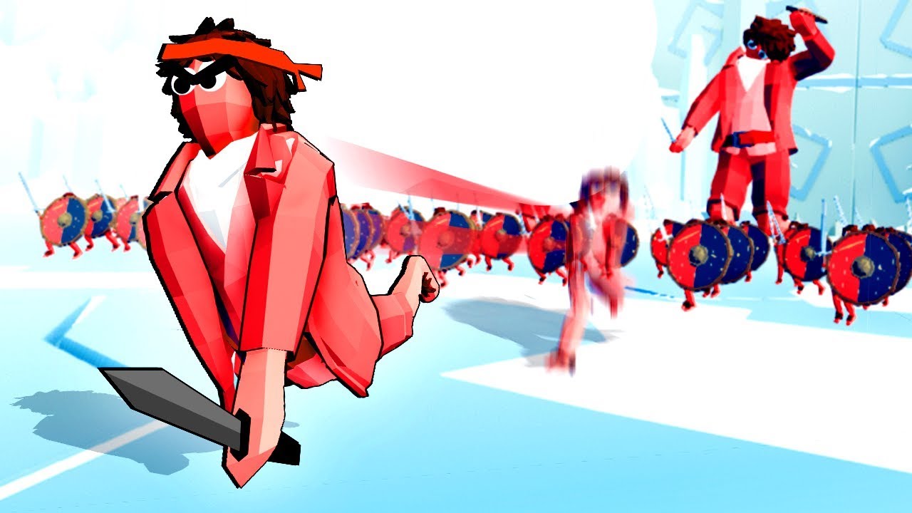 TABS Mods - Ninja Halflings and Giant Hobbits vs the King - Totally Accurate Battle Simulator
