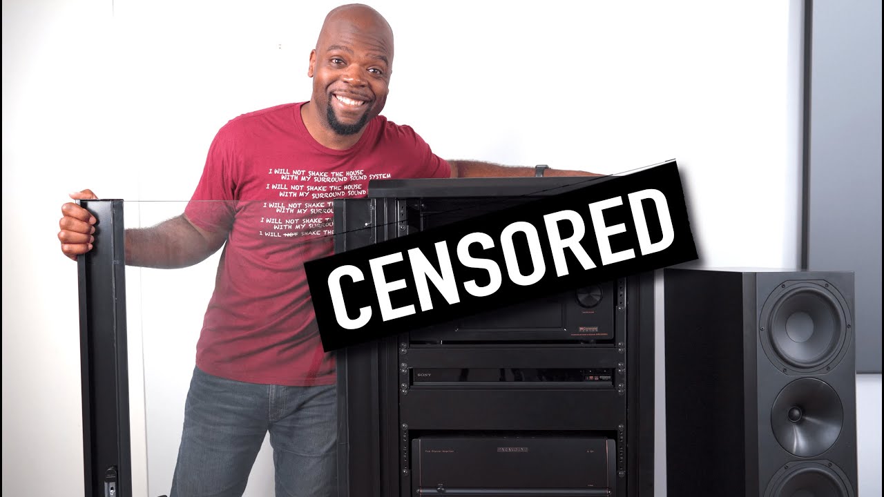 Check out my Rack! | This did NOT turn out how I expected | Sanus 27U AV Component Rack