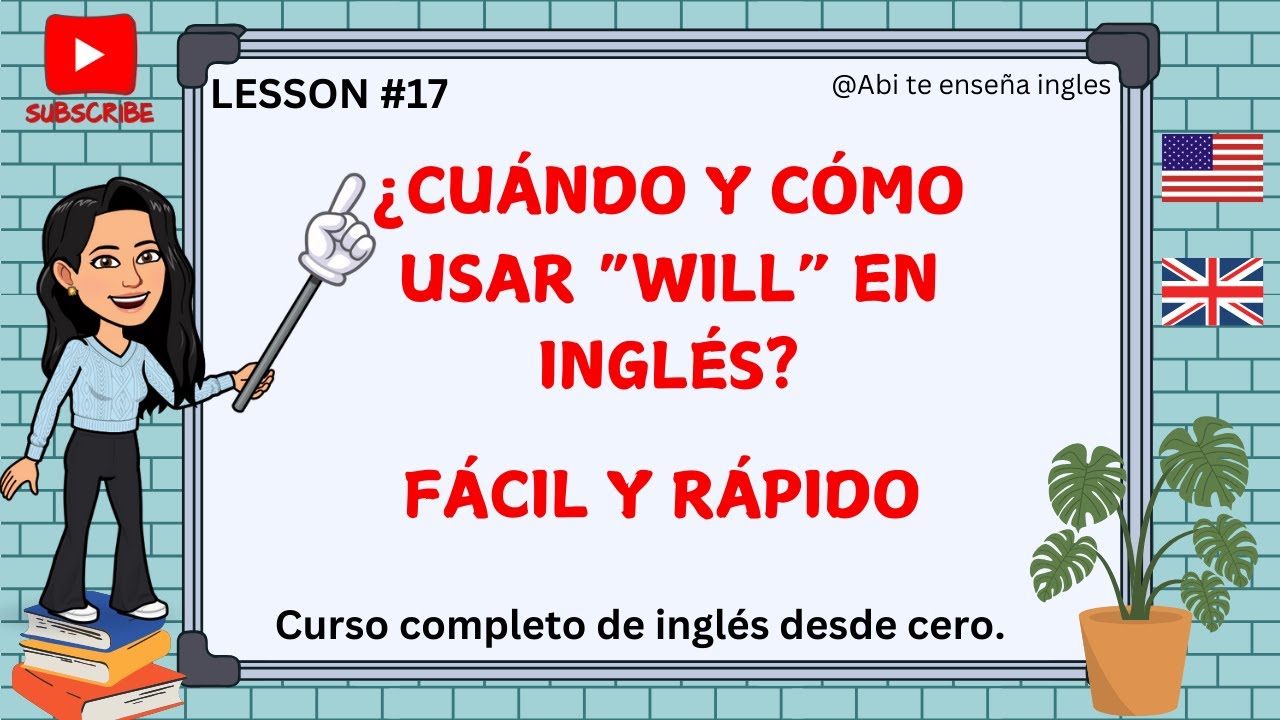 CLASE COMPLETA🤩FUTURO SIMPLE EN INGLÉS CON “WILL”✅#ingles  #willgoingto