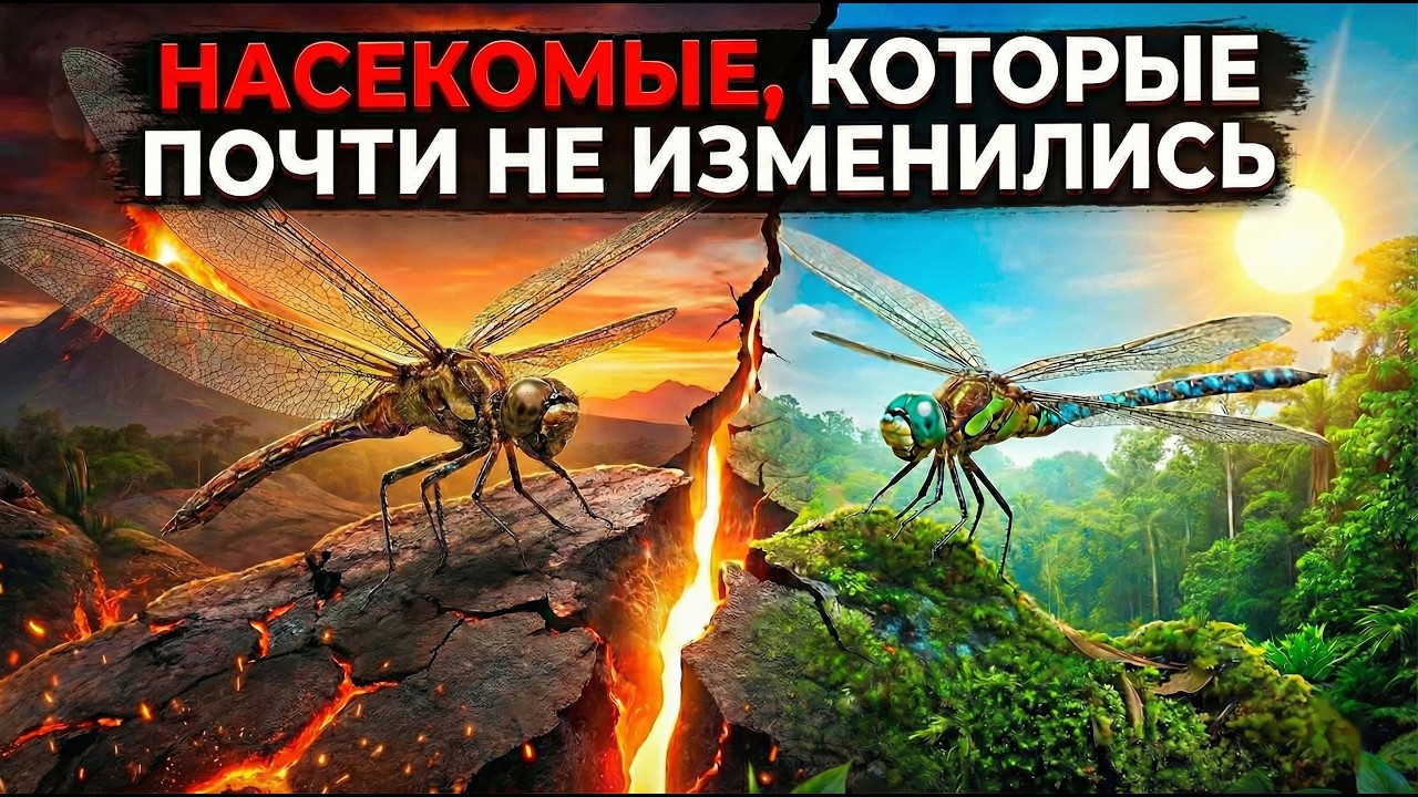 Насекомые, которые почти не изменились за миллионы лет
