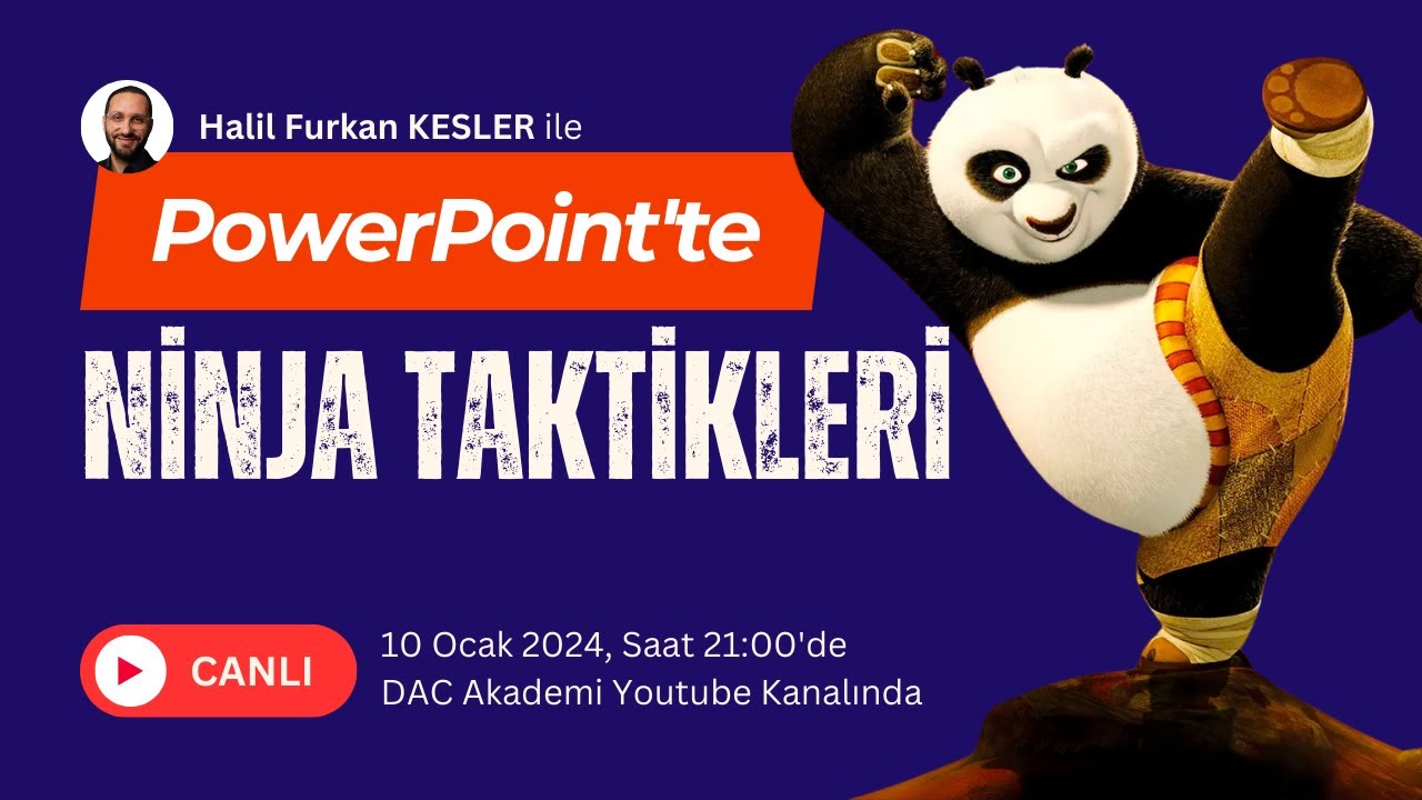 Halil Furkan Kesler ile PowerPoint 'te Ninja Taktikleri