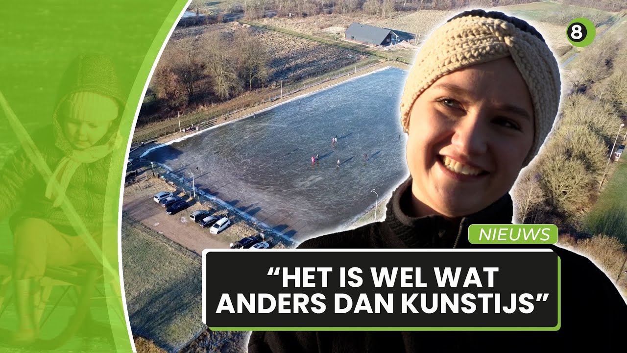 IJspret in Ulft, zangeres Laura van Kaam trekt kunstschaatsen aan