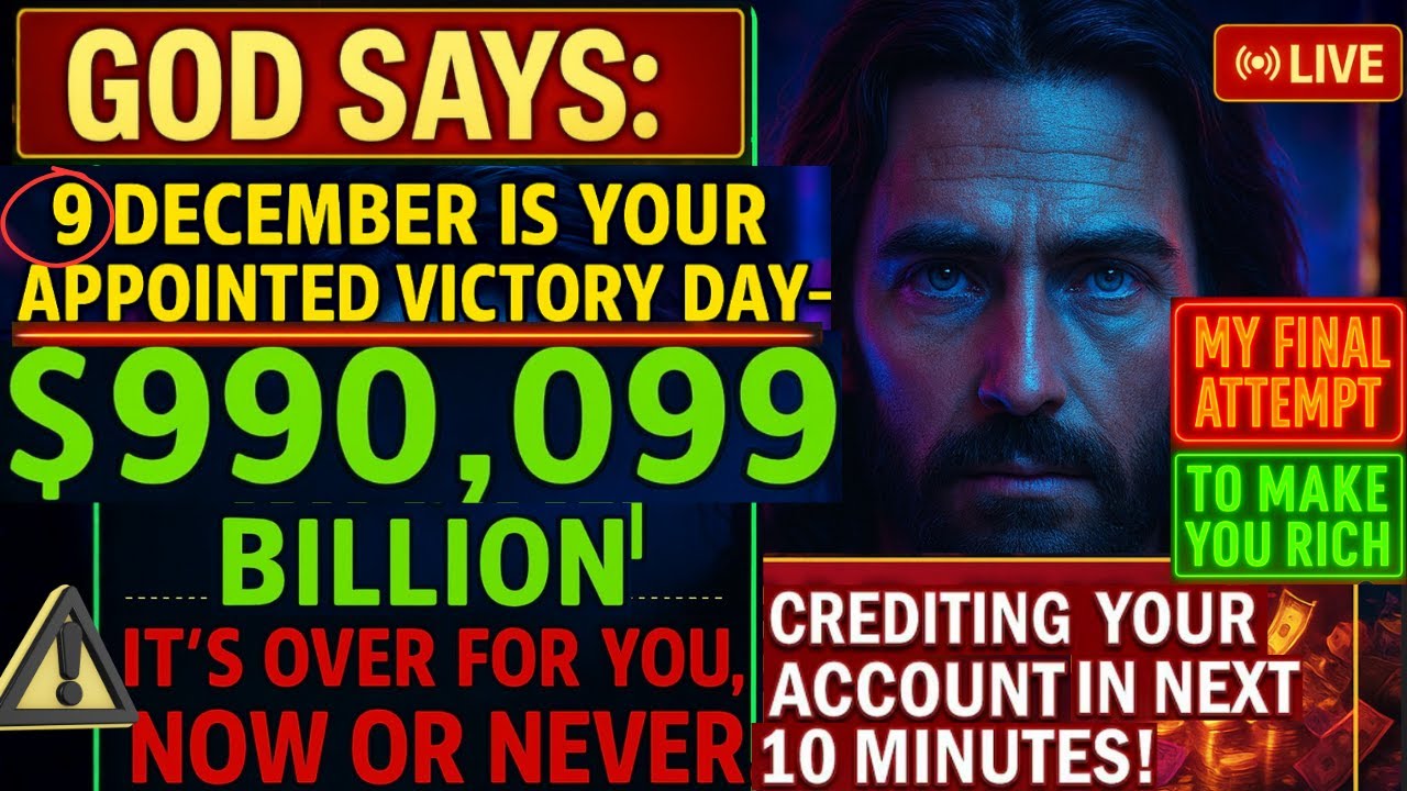 👑GOD SAYS: 9 December Is Your Victory Day &mdash;$990,099 Billion Wealth Wave Reached You #godmessage