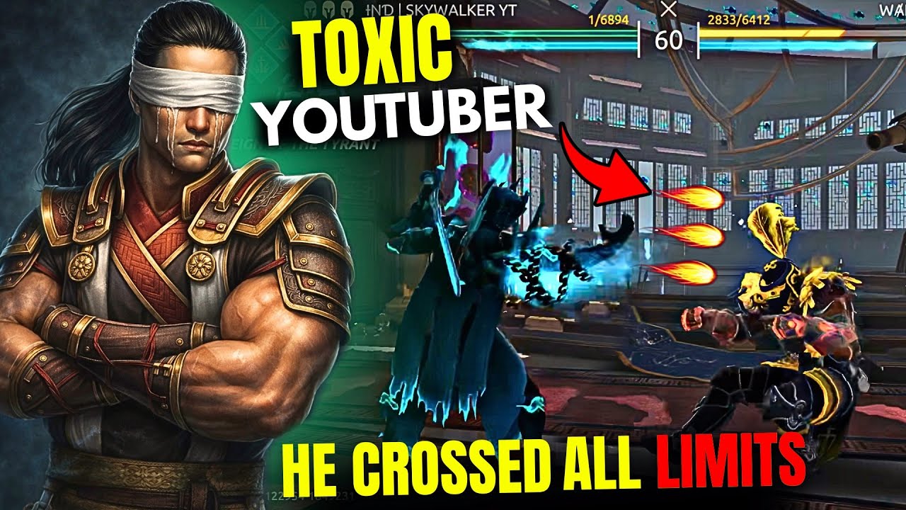 This YOUTUBER CROSSED All LIMITS 😫 | Shadow fight arena 