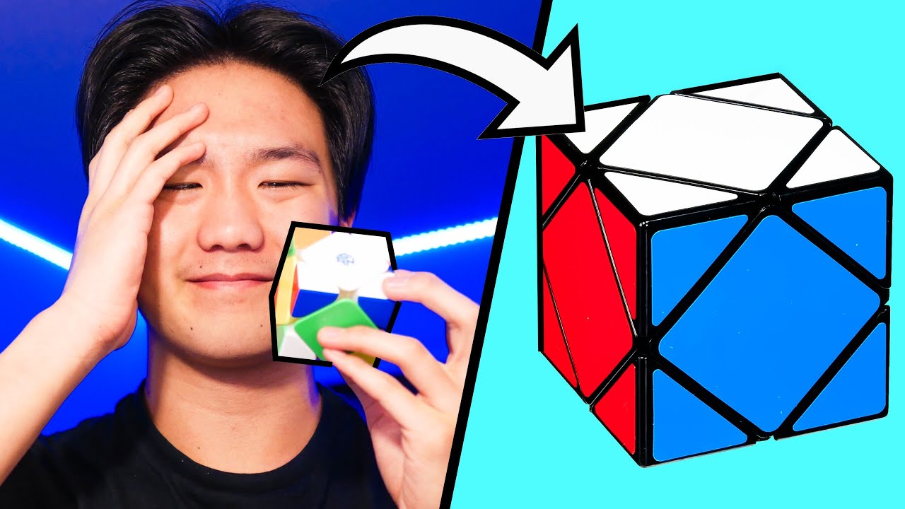 ATTEMPTING TO SOLVE A SKEWB (WITH NO HELP)