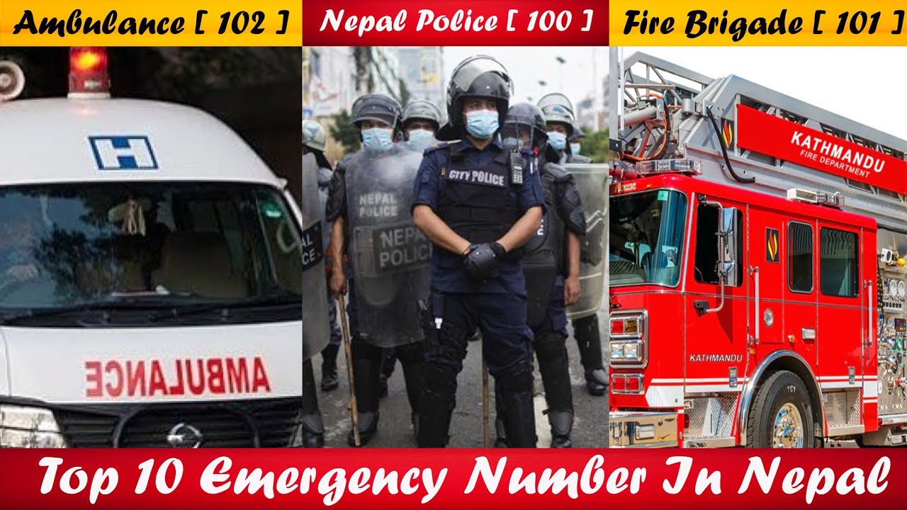 Top 10 EMERGENCY Number Of NEPAL 😱 [ YOU MUST KNOW ] | Nepal Police, Ambulance, Fire Brigade, & More