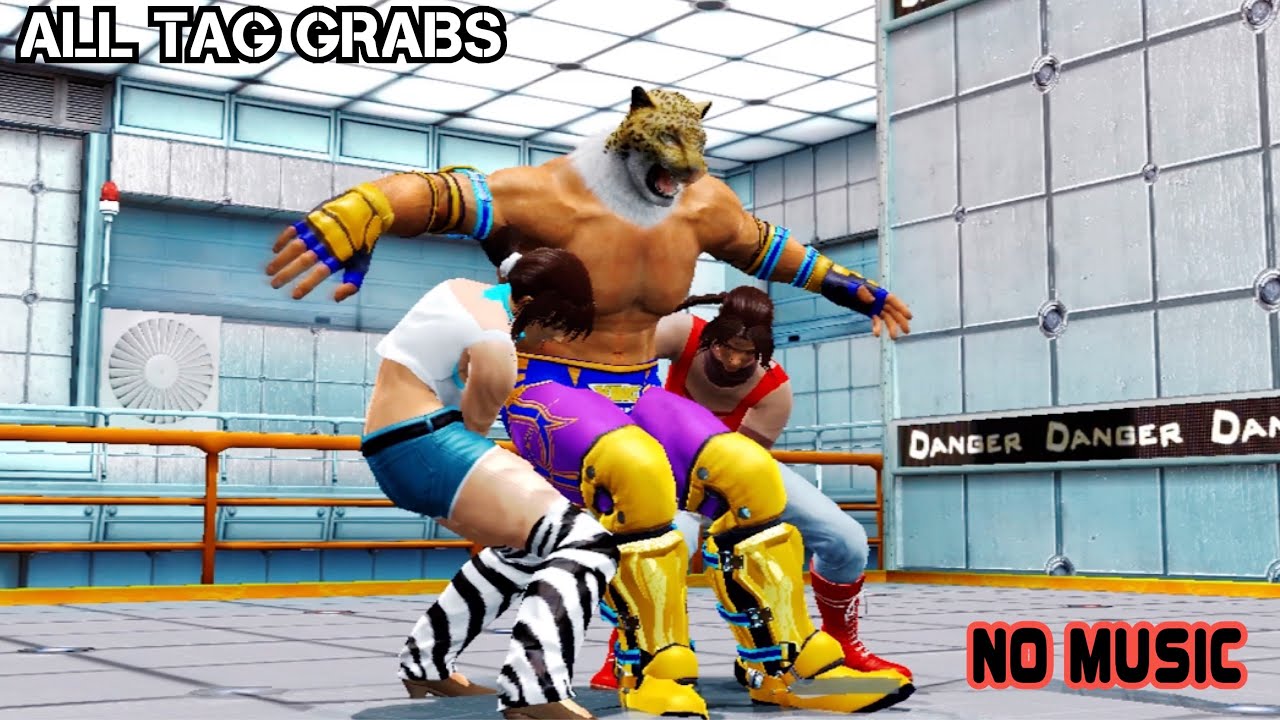 Tekken Tag Tournament 2 - All Tag Grab Moves (No Music) (4K)