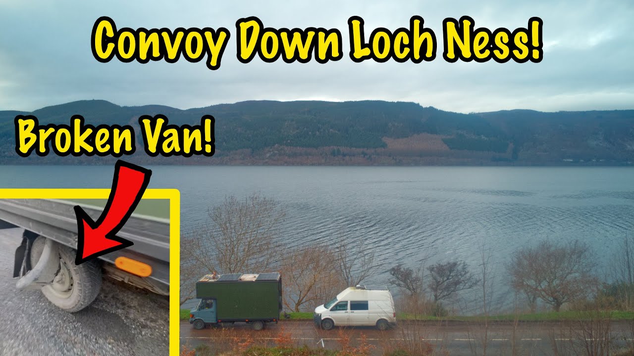 Из Инвернесса в Форт-Уильям, Лох-Несс, Vanlife | Winter Van Life Scotland