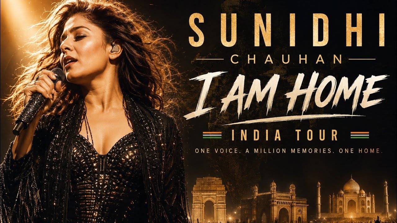 Sunidhi Chauhan - I am Home India Concert @sunidhichauhanofficial01 