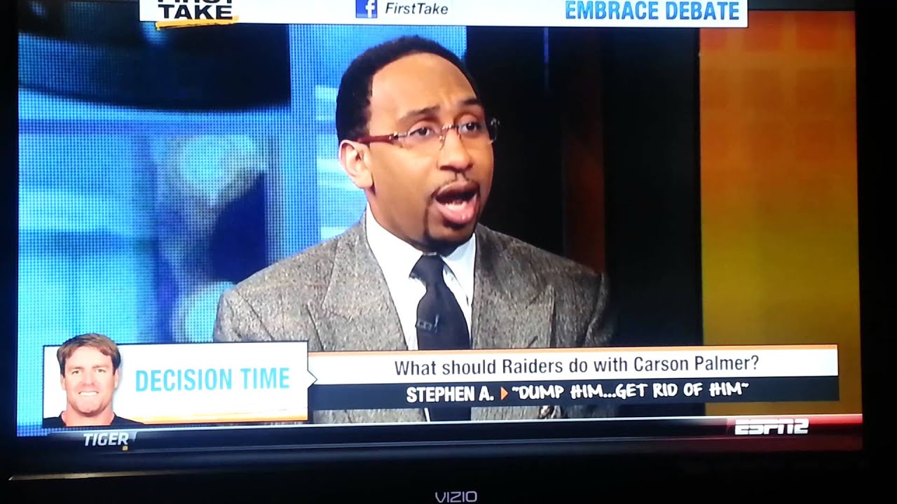 Steven A Smith speaking on Oakland Raiders