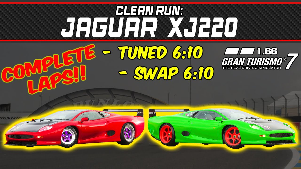 GT7 - Clean Run: Jaguar XJ220 '92  - Gran Turismo 7 - 1.66