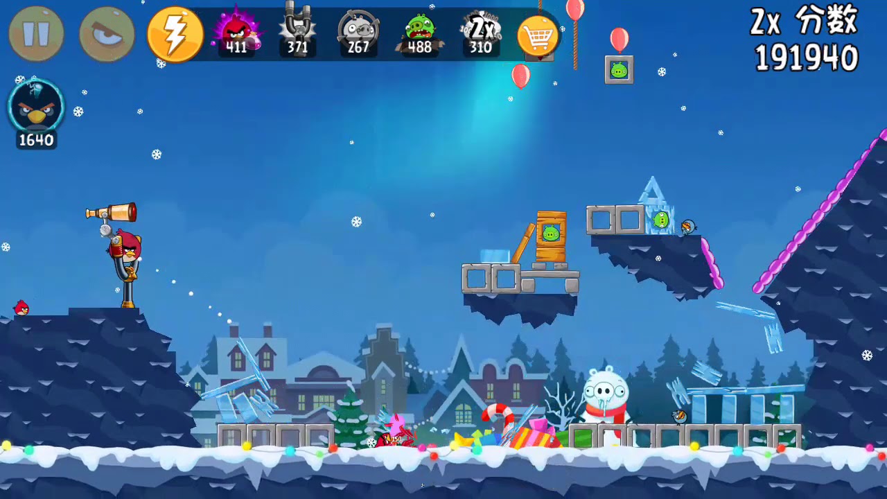 Angry Birds Chinese version Christmas All levels