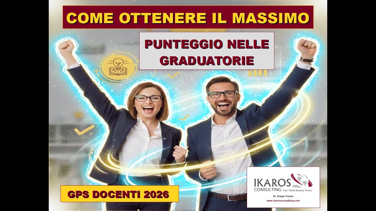 Graduatorie Gps Docenti 2026: Come Ottenere il Massimo del Punteggio con i Titoli Culturali