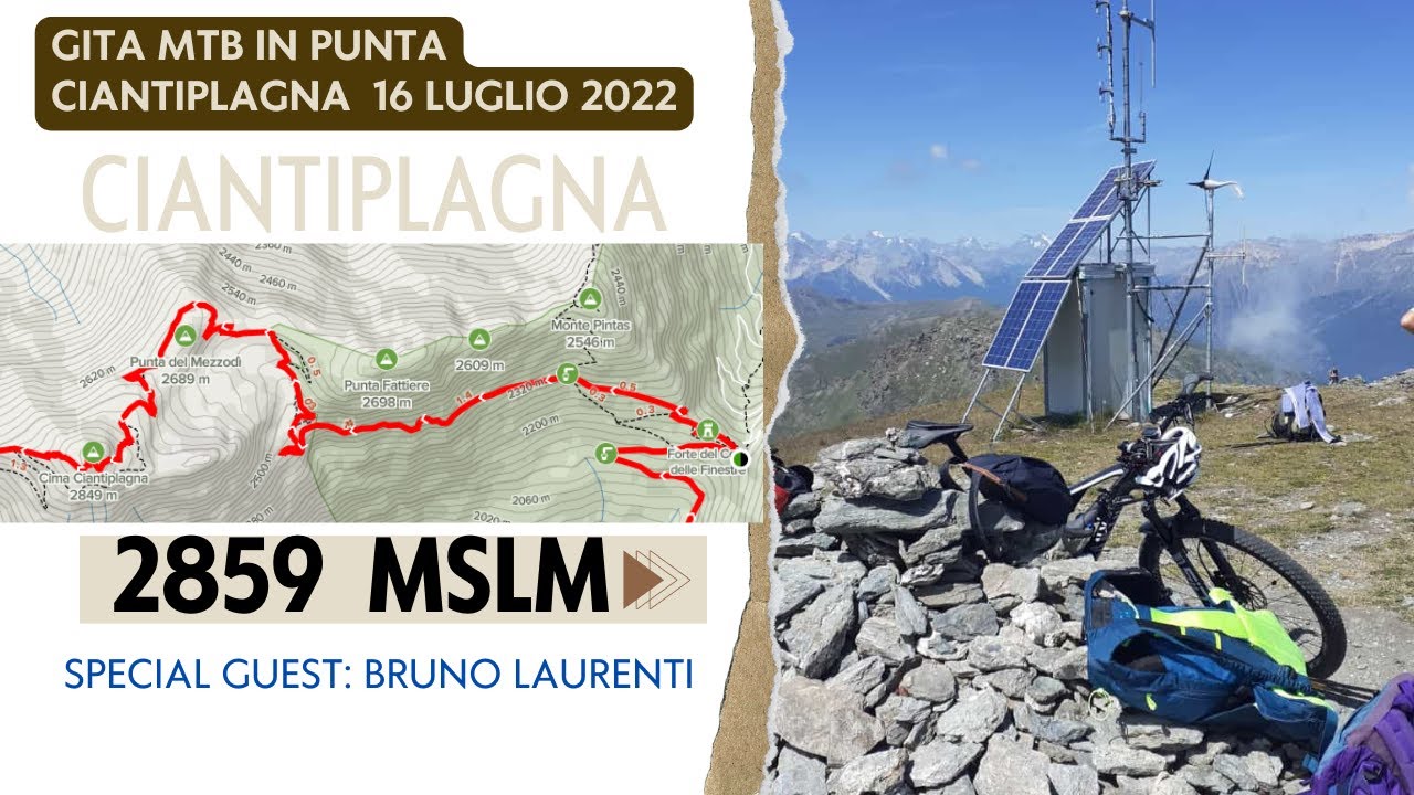 Giro a #Ciantiplagna 2850 mslm 2022 #valchisone  🚴🚵⛰📹