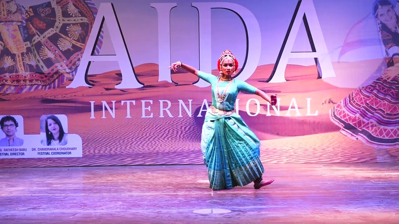 Kuchipudi | GowriNandana | Ohm school Dance | Dr Harshan Sebastian Antony | AIDA at Udaipur |