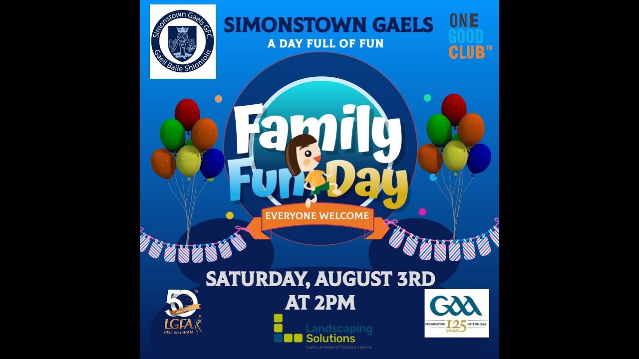 SIMONSTOWN Gaels Navan  -Family Fun Day, Saturday Aug 3rd 2024
